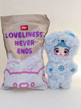Nommi-Liveliness Never Ends-"Binbin" Character Plush-Blue-HiTOY-New-Original Bag